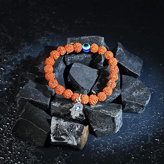 Spiritual Eye Bohemian Rudraksha Beads Bracelet