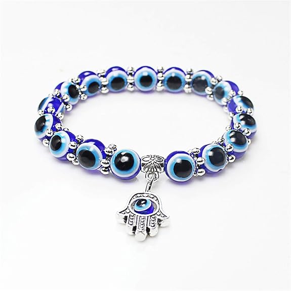 Turkish Blue Beads Evil Eye Bracelet