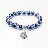 Turkish Blue Beads Evil Eye Bracelet