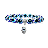 Turkish Blue Beads Evil Eye Bracelet