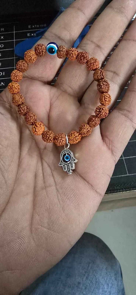 Spiritual Eye Bohemian Rudraksha Beads Bracelet