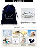 Crystal White D'vine Howlite Stones Lucky Elephant Buddha Beads Bracelets