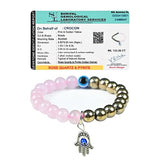 Pyrite & Rose Quartz Bracelet