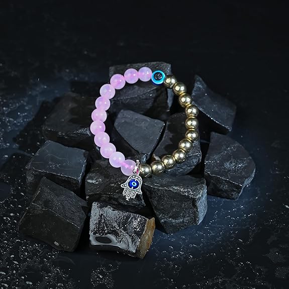 Pyrite & Rose Quartz Bracelet