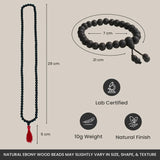 Karungali Malai (8mm) with Karungali Bracelet