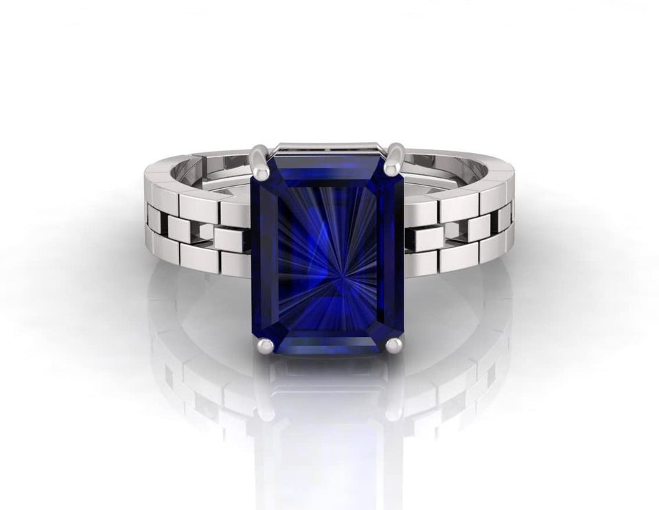 Blue Sapphire Neelam Gemstone Ring