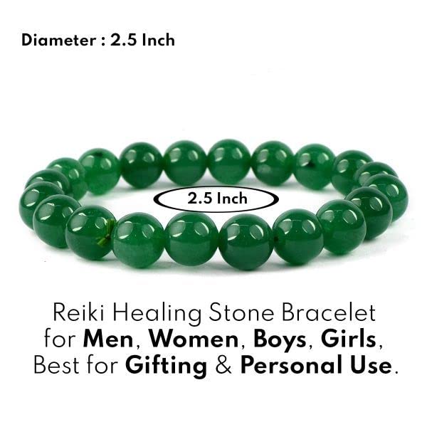 Green Aventurine Bracelet 8 mm Beads Bracelet Round Shape for Reiki Healing