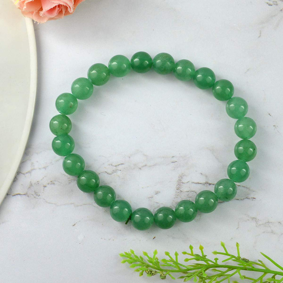 Green Onyx Bracelet Natural Crystal Stone Beads Bracelet