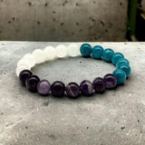 Unisex Anxiety Crystal Healing Bracelet