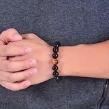 Tiger'S Eye Beads Bracelet
