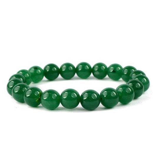 Green Aventurine Bracelet 8 mm Beads Bracelet Round Shape for Reiki Healing